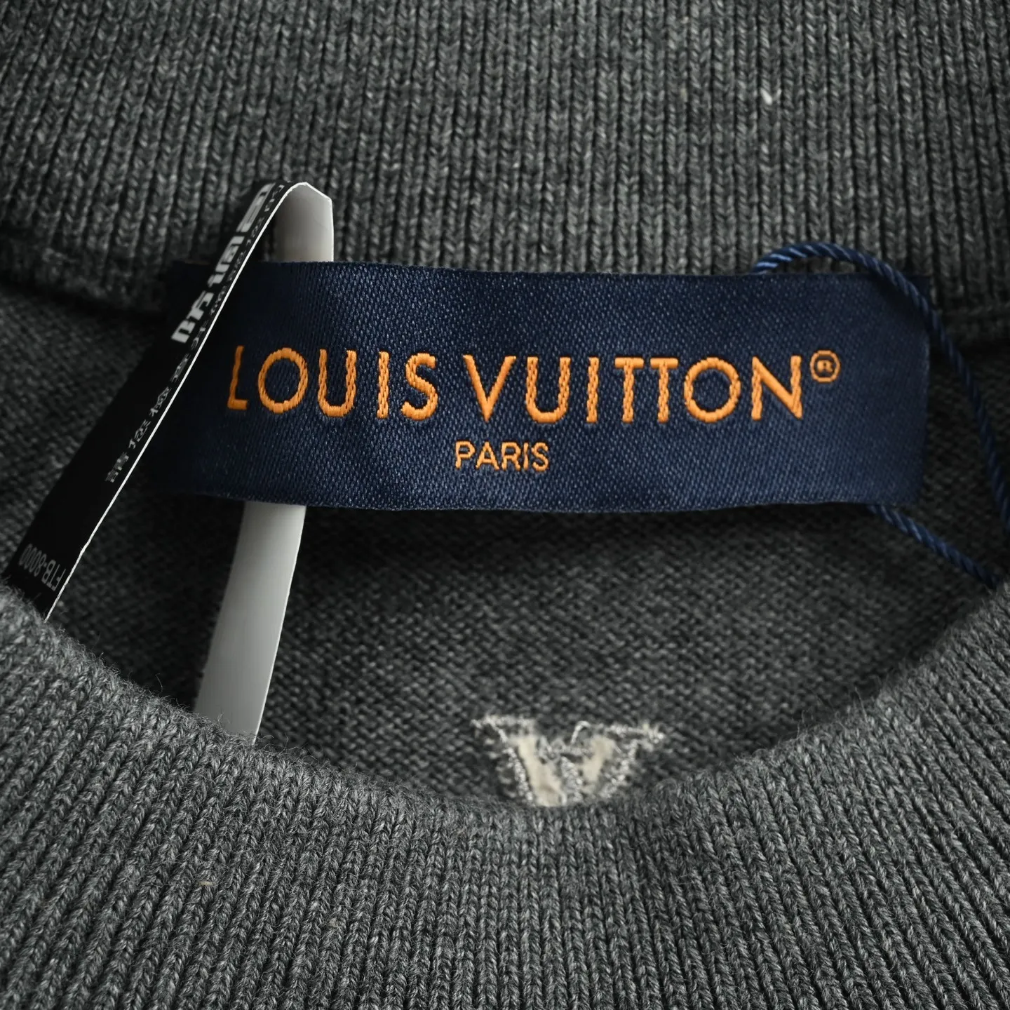 Louis Vuitton/Louis Vuitton small letter embroidered knitted short sleeves